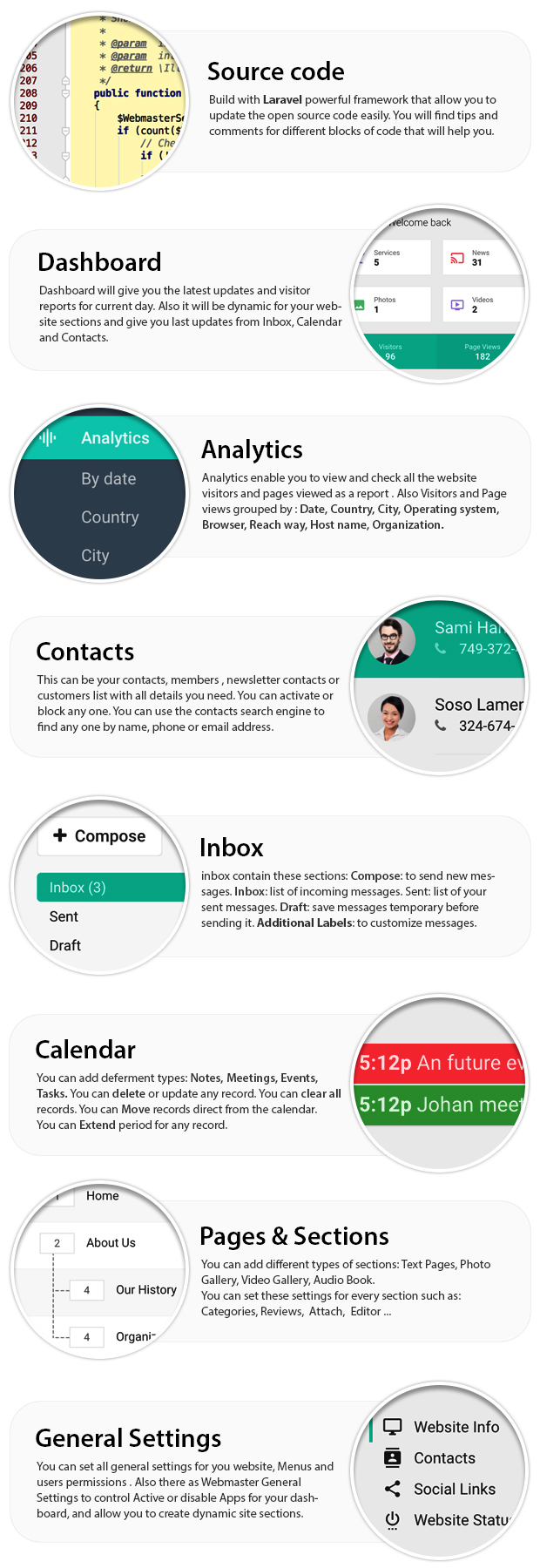 SmartEnd CMS - Laravel Admin Dashboard with Frontend and Restful API - 4